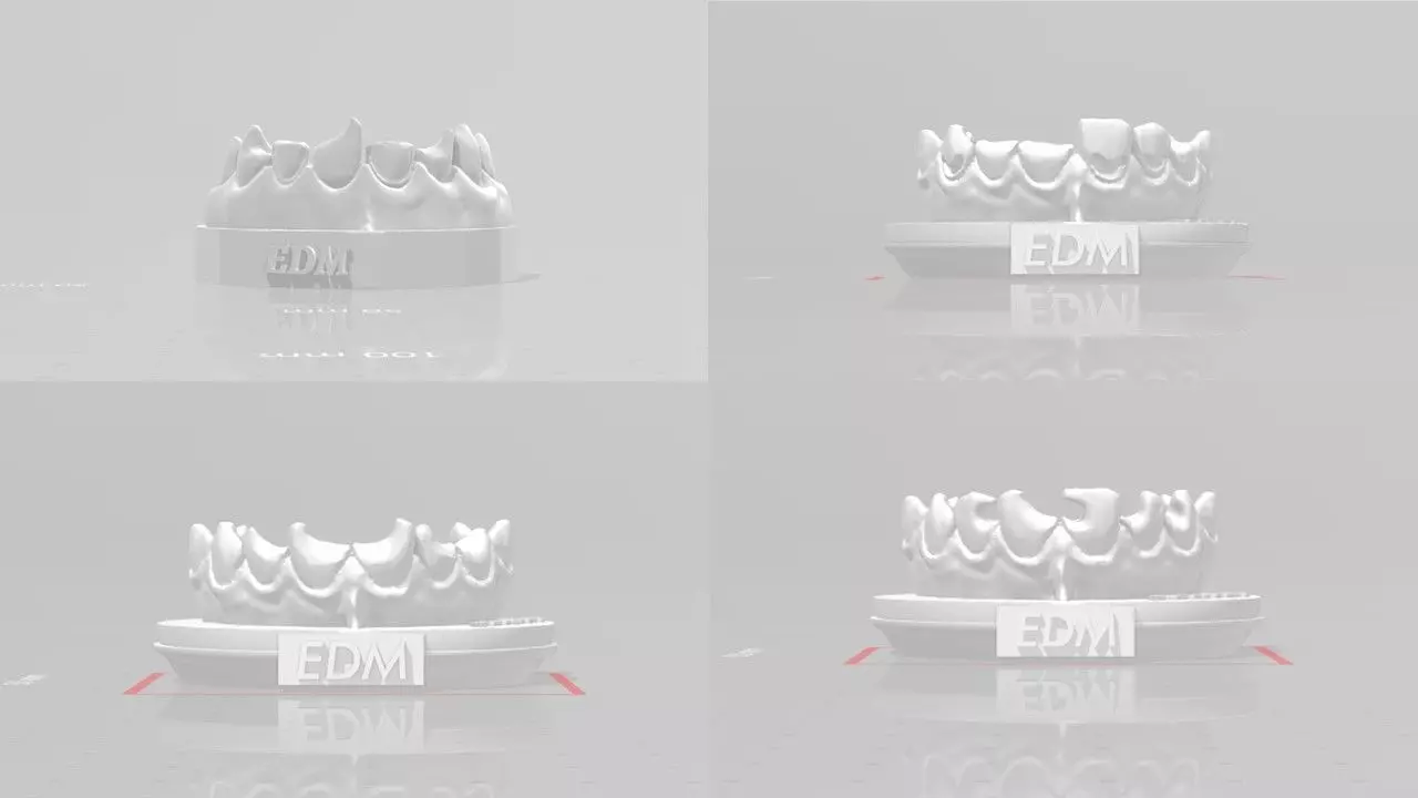 EDM Dental Practice Anterior Bundle 3D print model_0