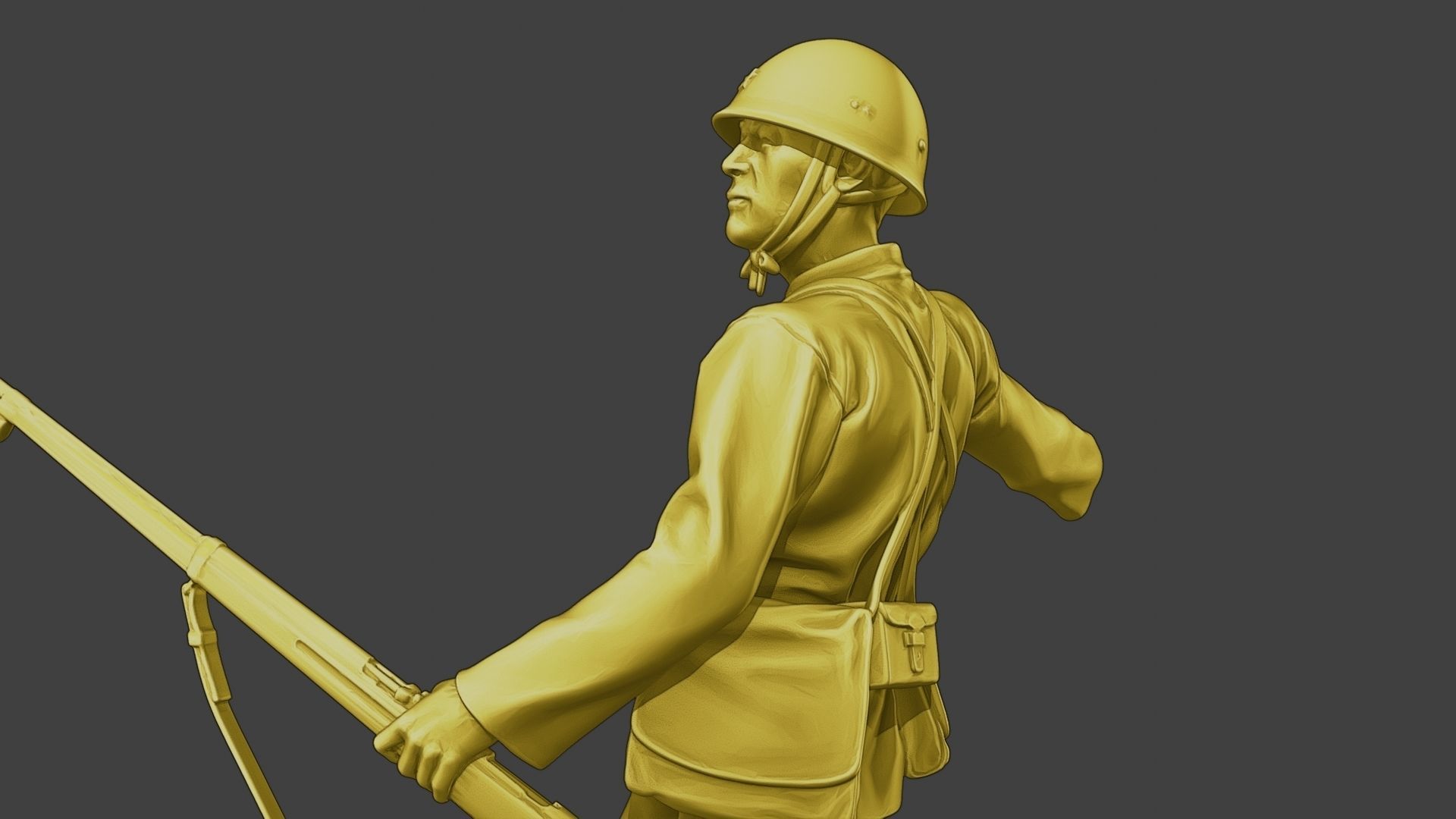 Japanese soldier ww2 Grenade J2 3D print model_18