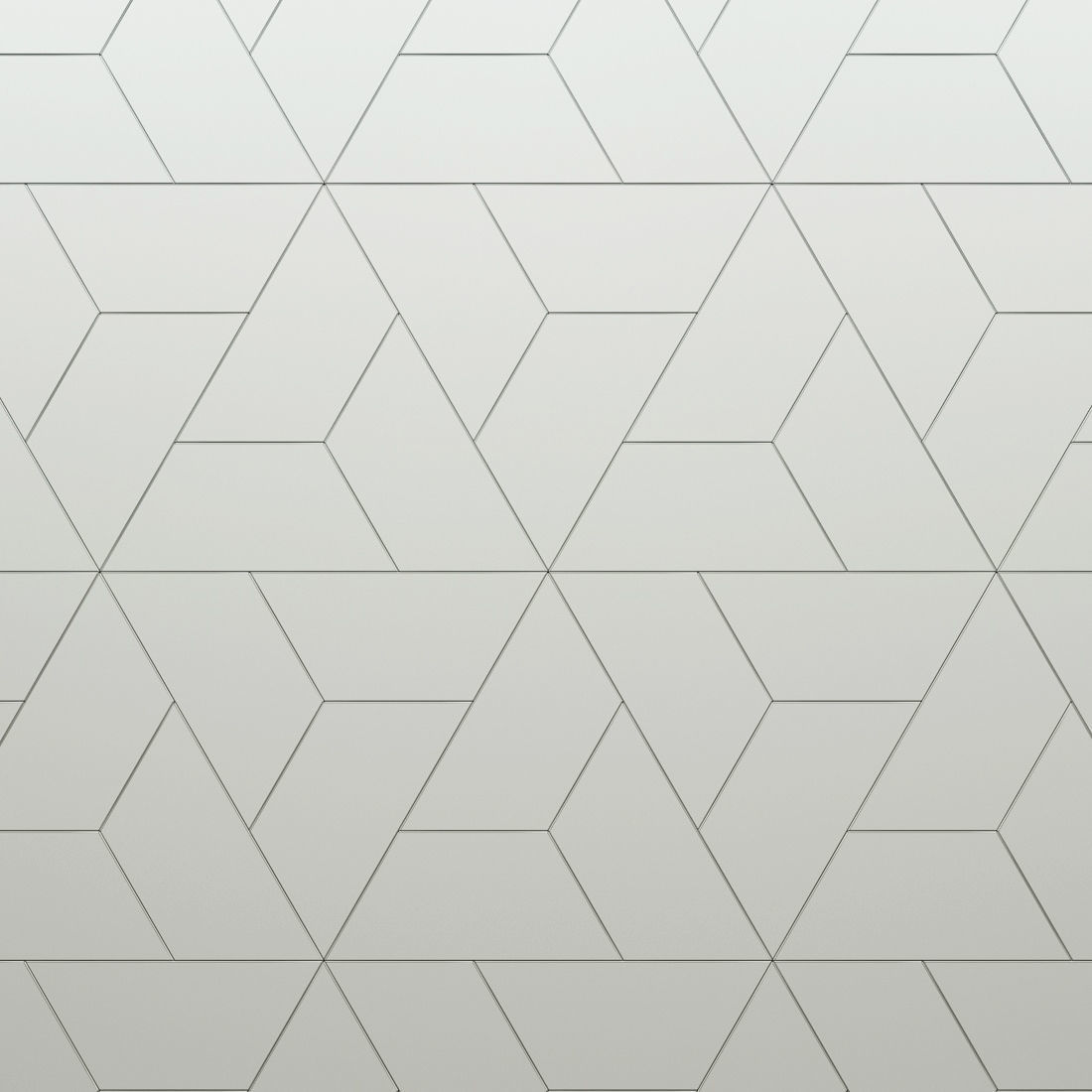 Parquet geometric wood wall panels 3D model_2