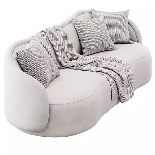 Pia sofa by Christophe Delcourt 3D model 4