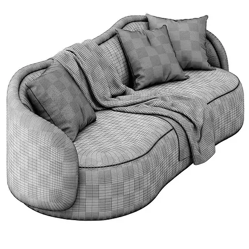 Pia sofa by Christophe Delcourt 3D model 5