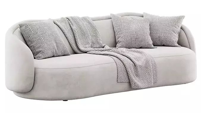 Pia sofa by Christophe Delcourt 3D model 7