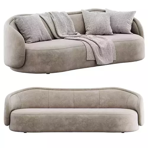 Pia sofa by Christophe Delcourt 3D model 3