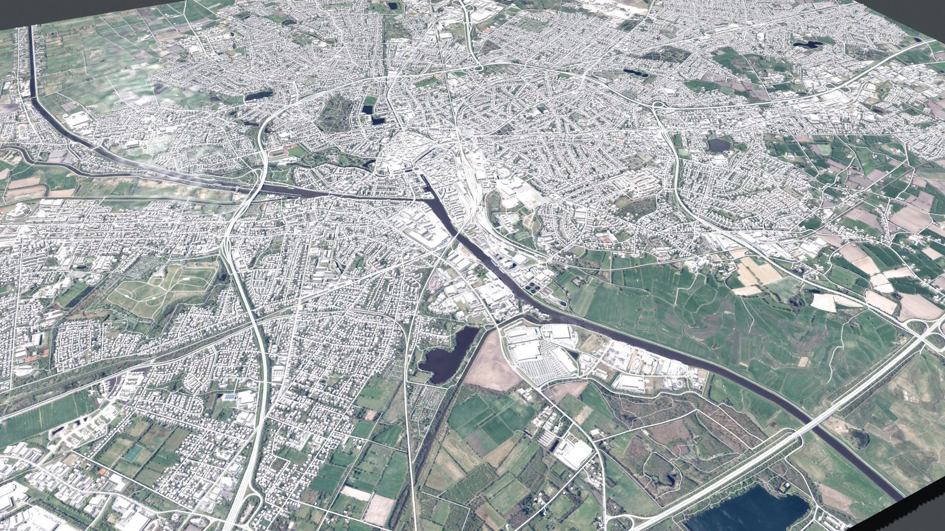 Cityscape Oldenburg Germany 3D model_10