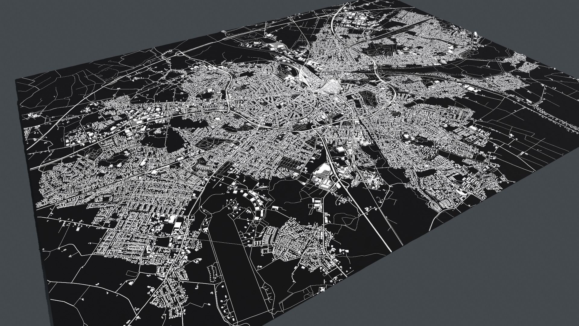 Cityscape Oldenburg Germany 3D model_9