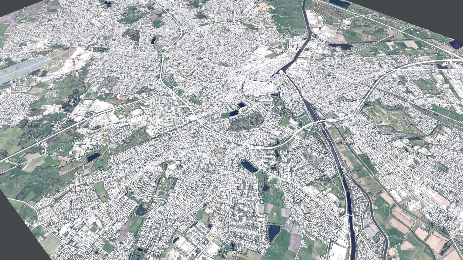 Cityscape Oldenburg Germany 3D model_3