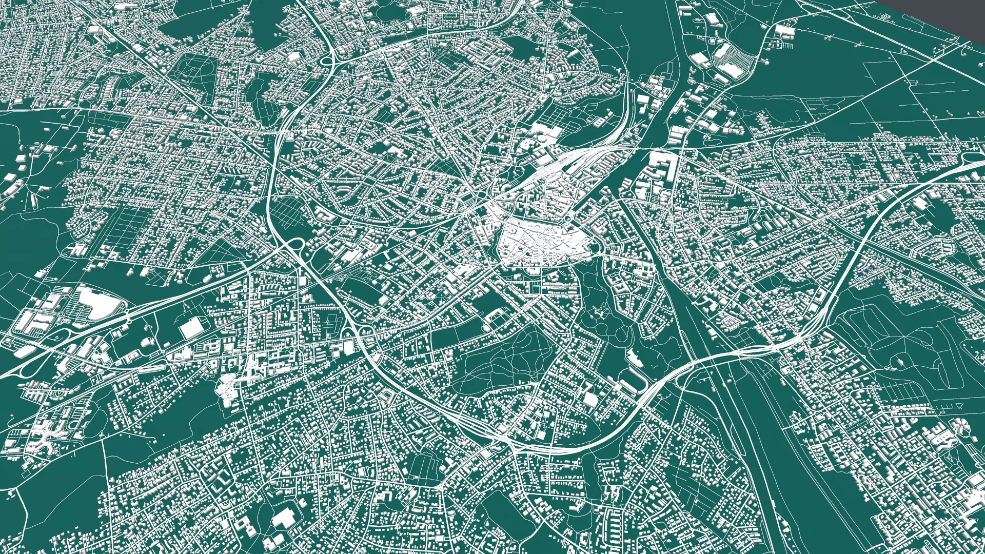 Cityscape Oldenburg Germany 3D model_0