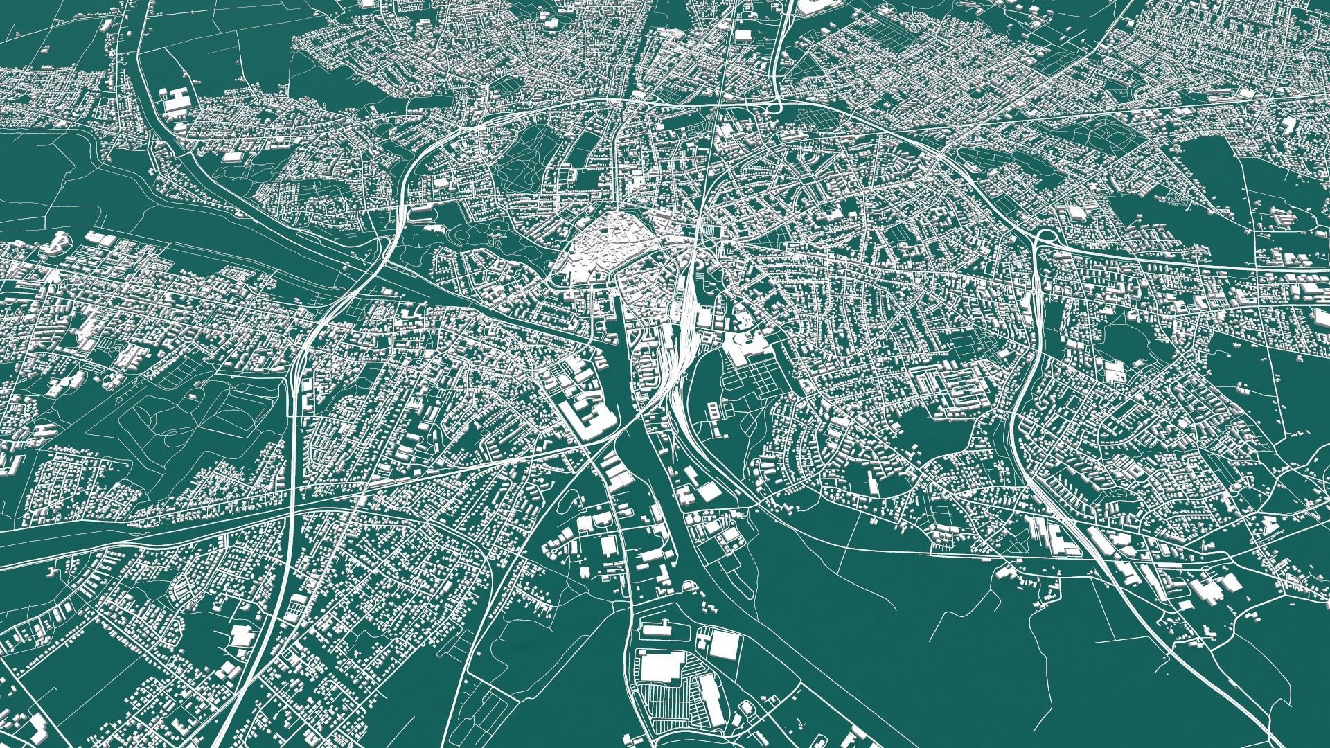 Cityscape Oldenburg Germany 3D model_4