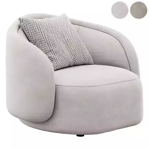  Pia Armchair by Christophe Delcourt 3D model