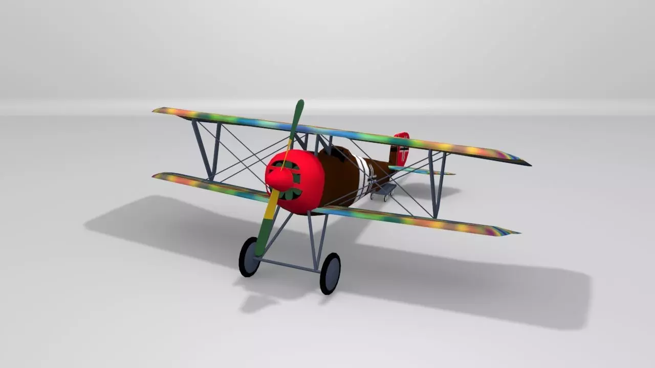 Siemens Schuckert Low-poly 3D model