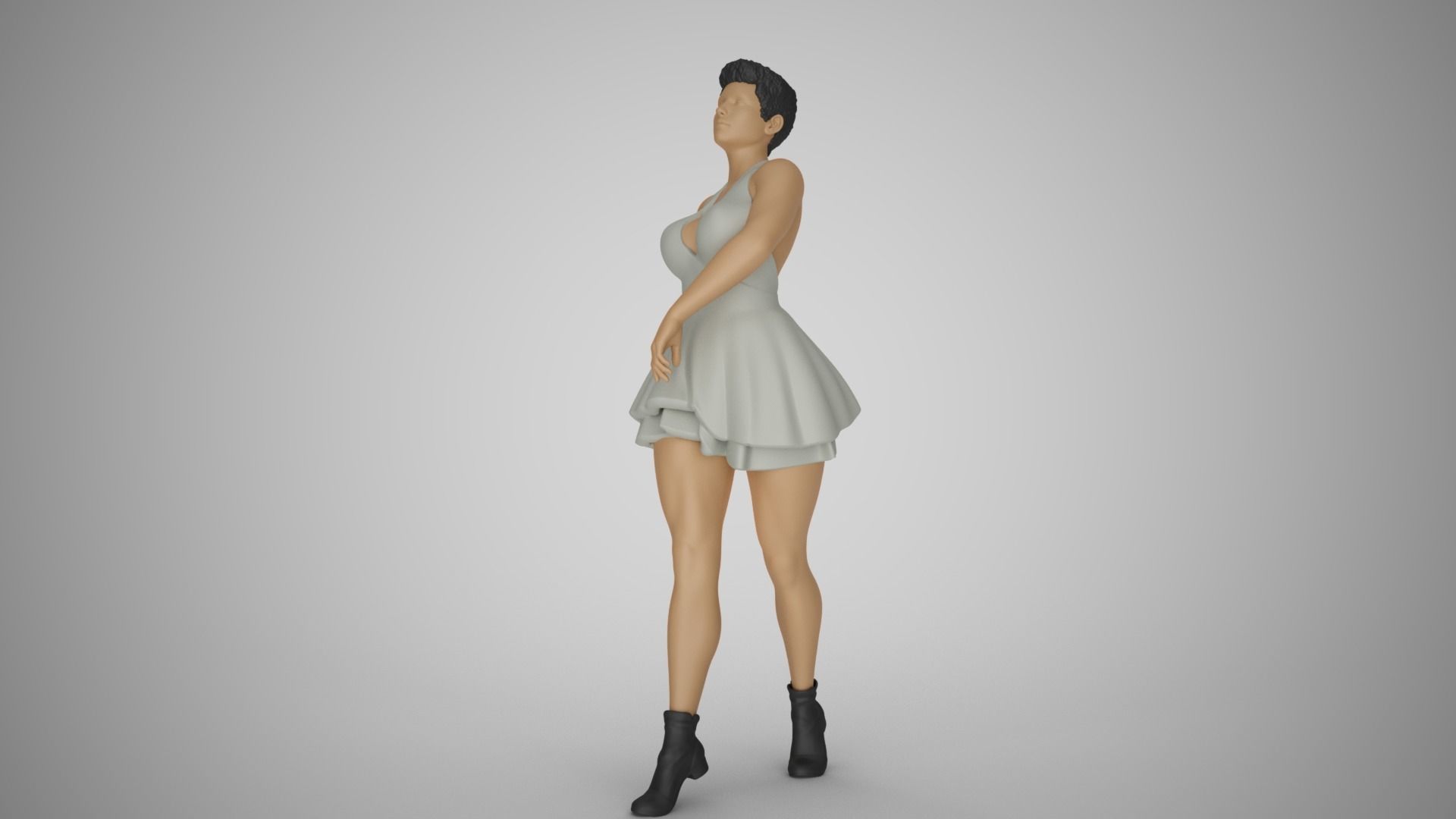 Striking Beauty 6 3D print model_9