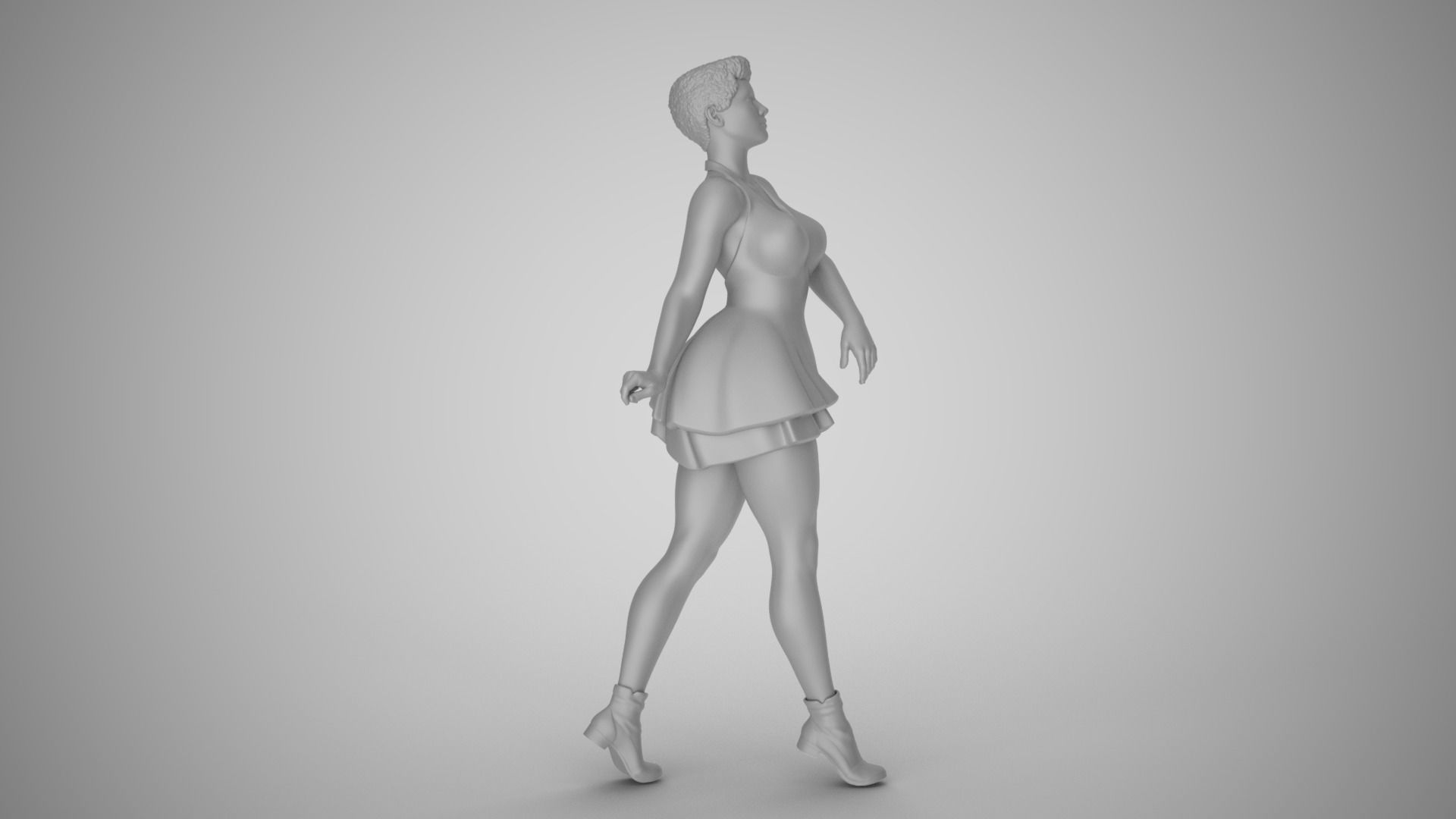 Striking Beauty 6 3D print model_3