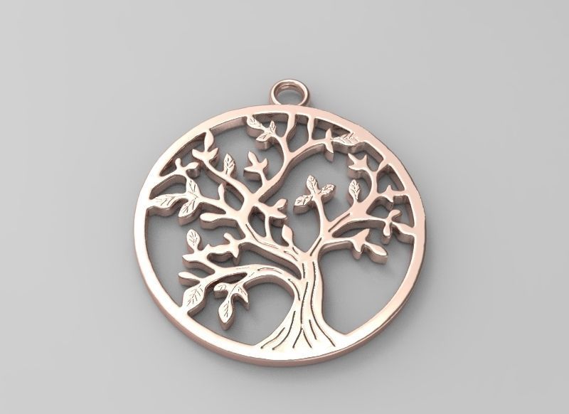 pendants  tree of life Free 3D print model_1