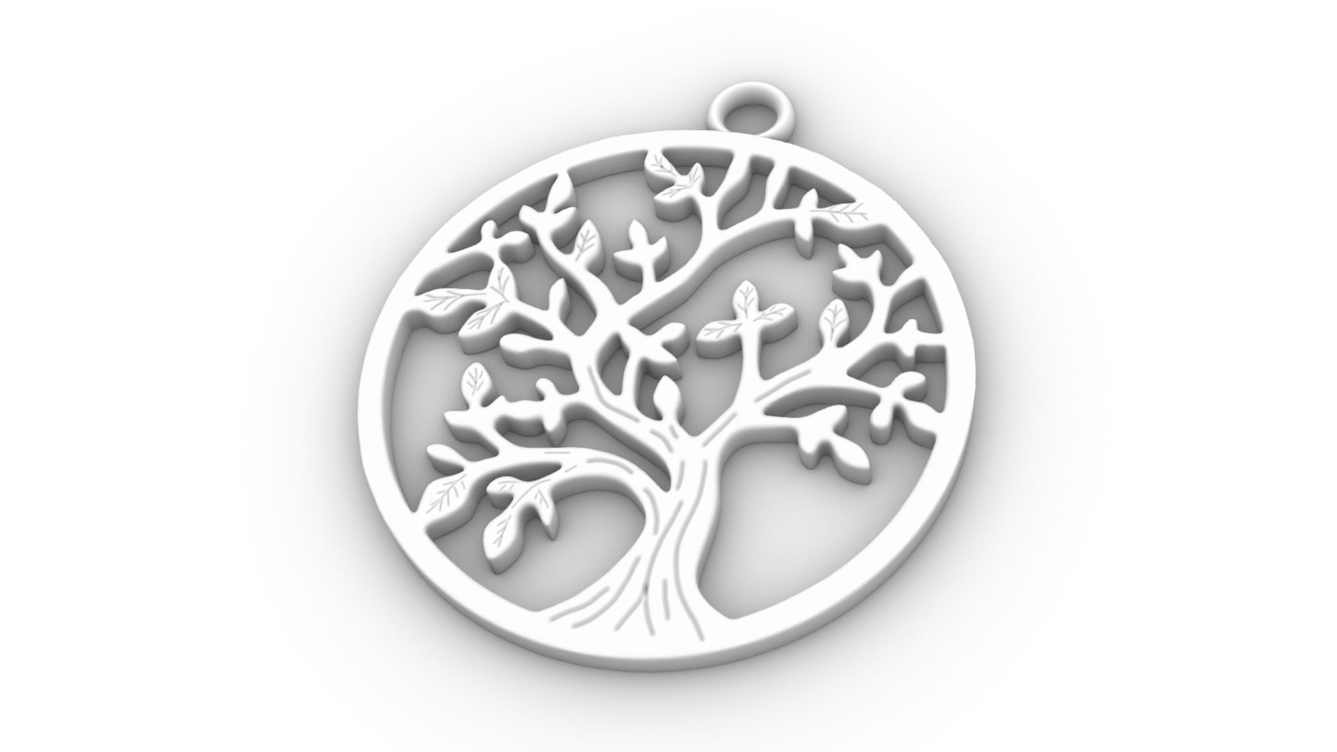 pendants  tree of life Free 3D print model_4