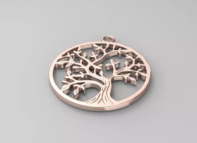 pendants  tree of life Free 3D print model_0