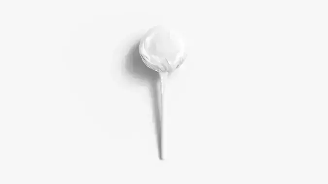 Lollipop package Low-poly 3D model