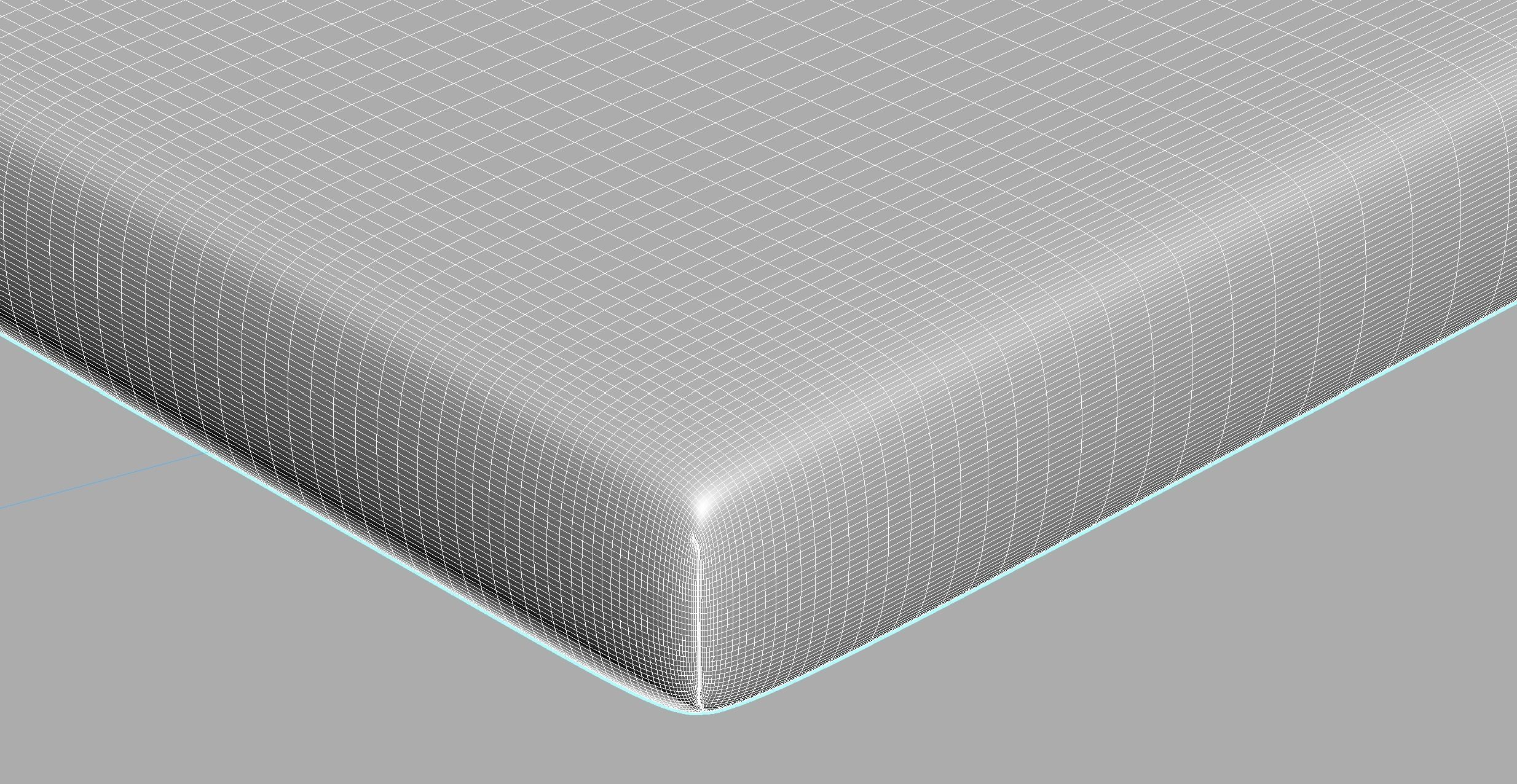 mattress 3d model memory foam 3D model_2