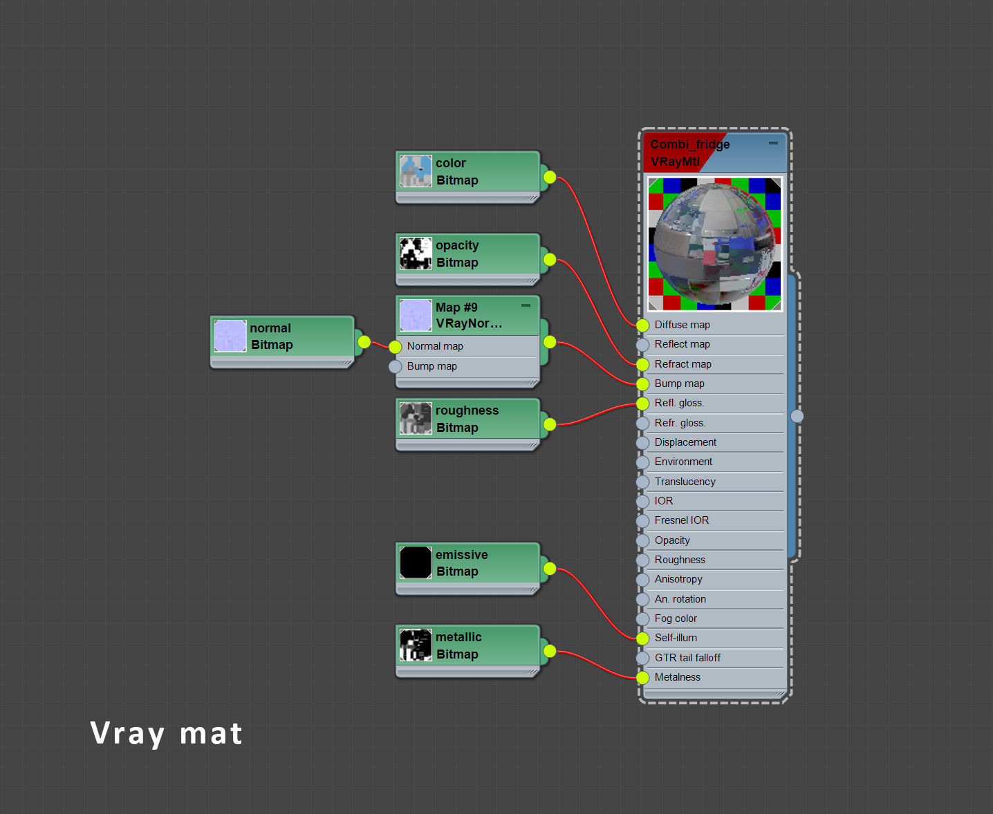 Low poly combi fridge Low-poly 3D model_17