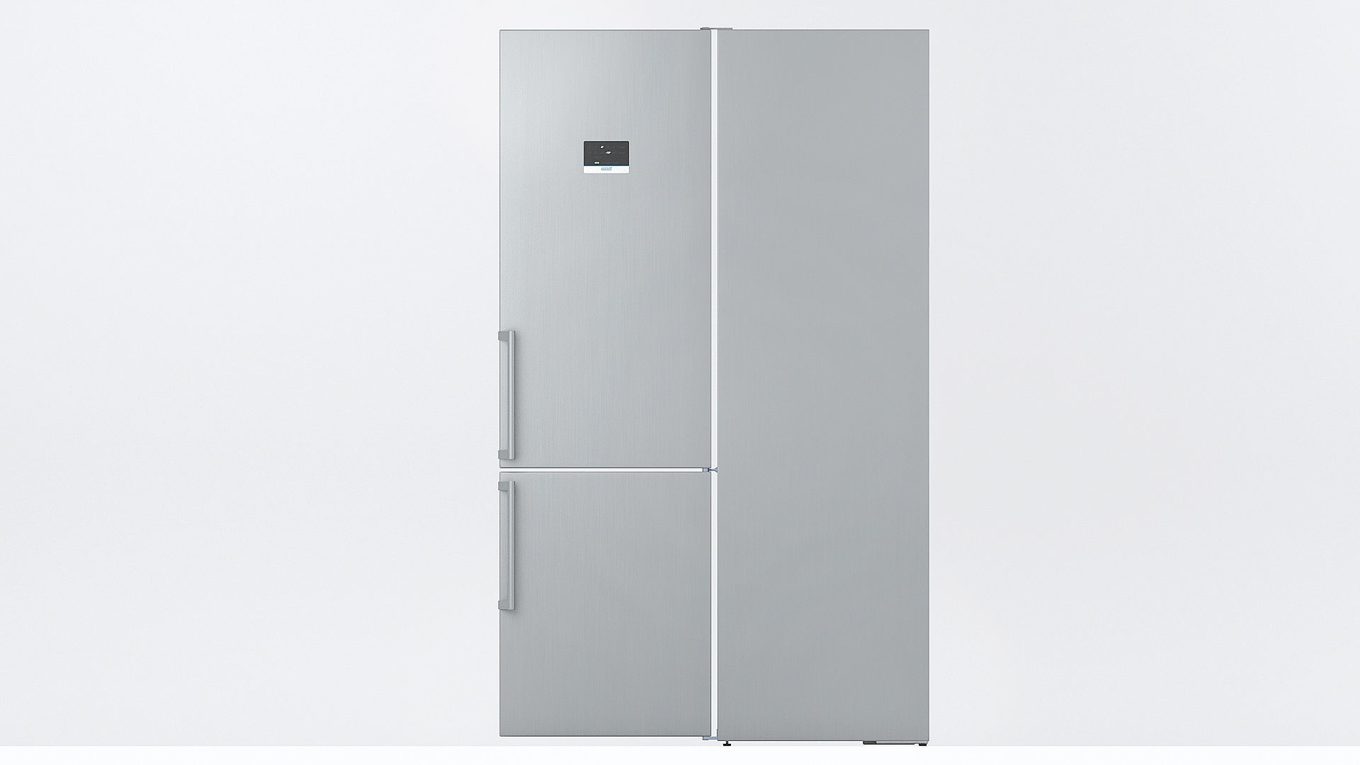 Low poly combi fridge Low-poly 3D model_7