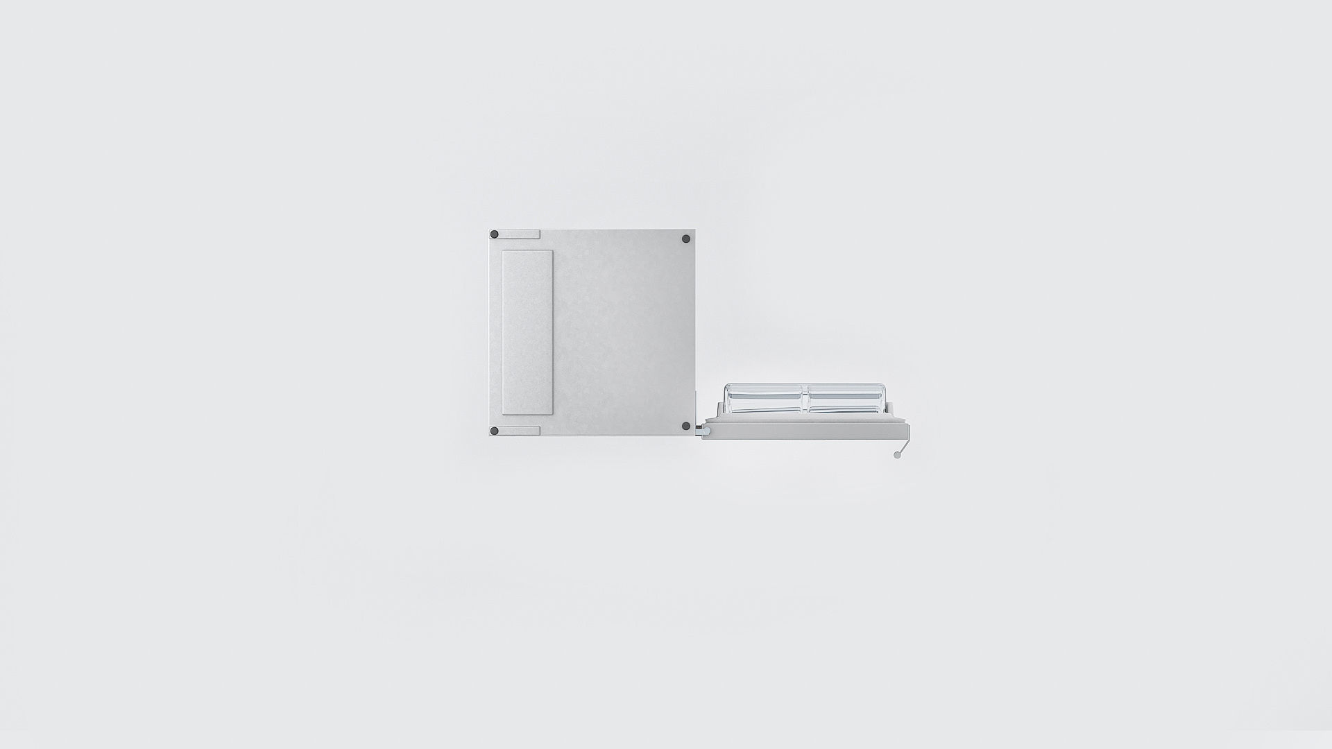 Low poly combi fridge Low-poly 3D model_15