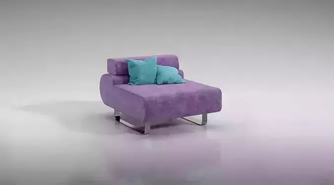 Purple Cushion Sofa