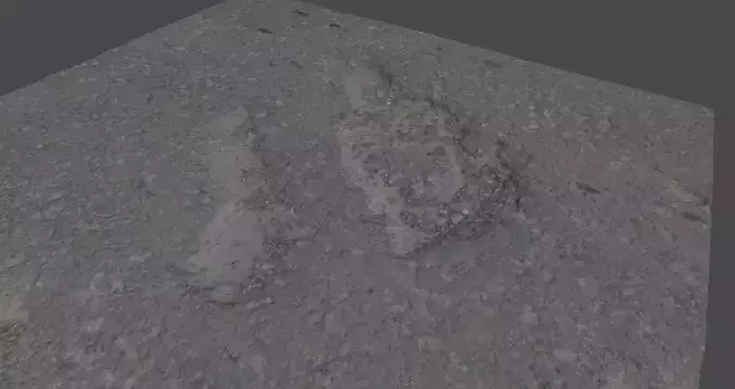 roadbump01 piece of dirt 3D model
