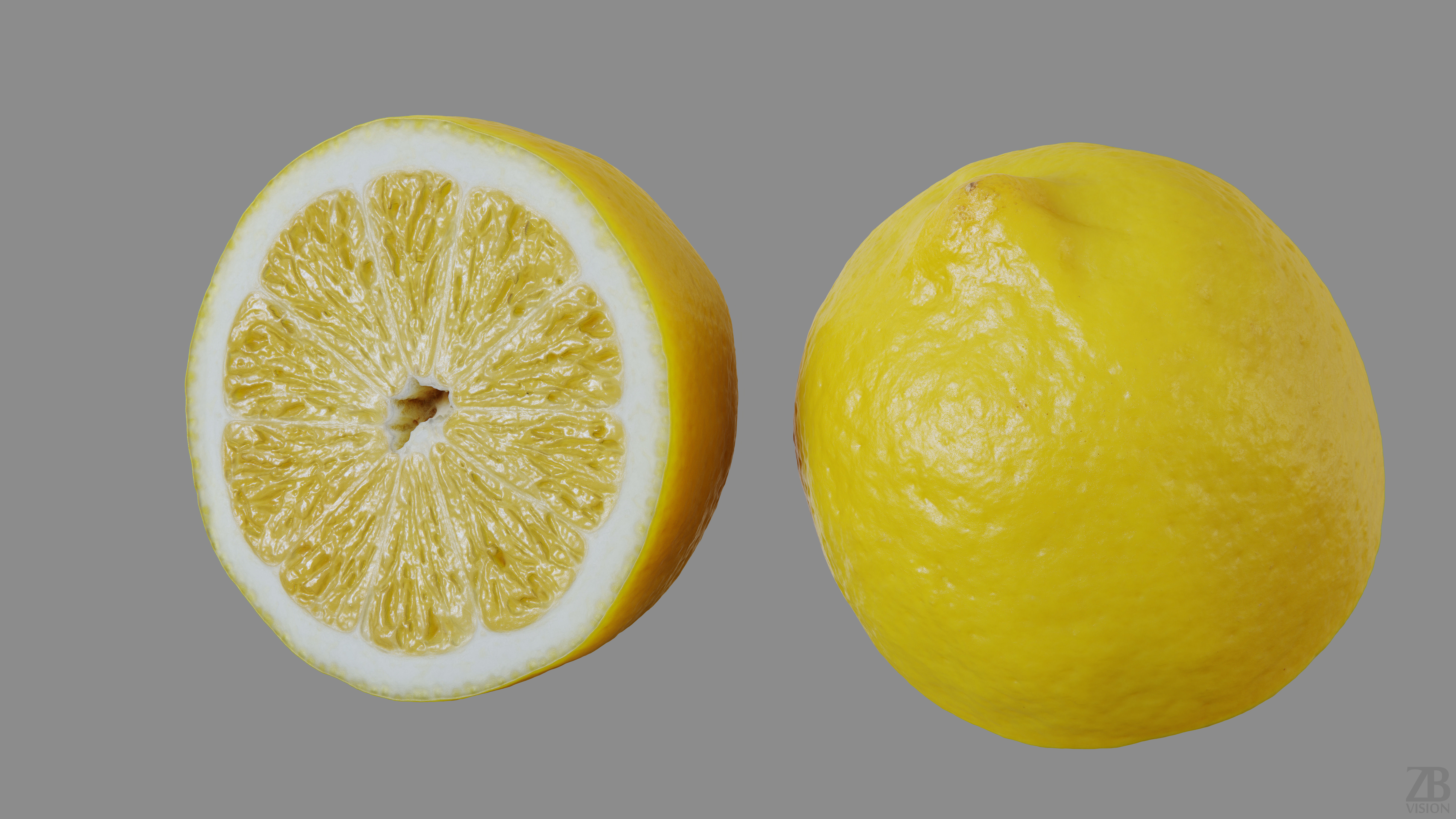 Lemon 3D model_9