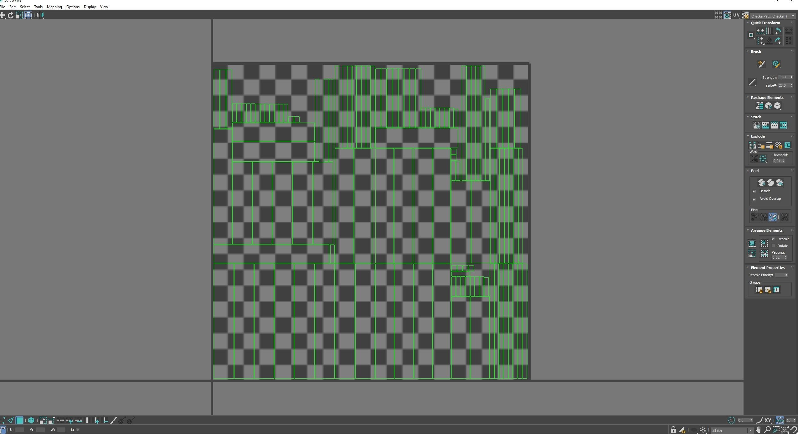 wooden case Low-poly 3D model_8