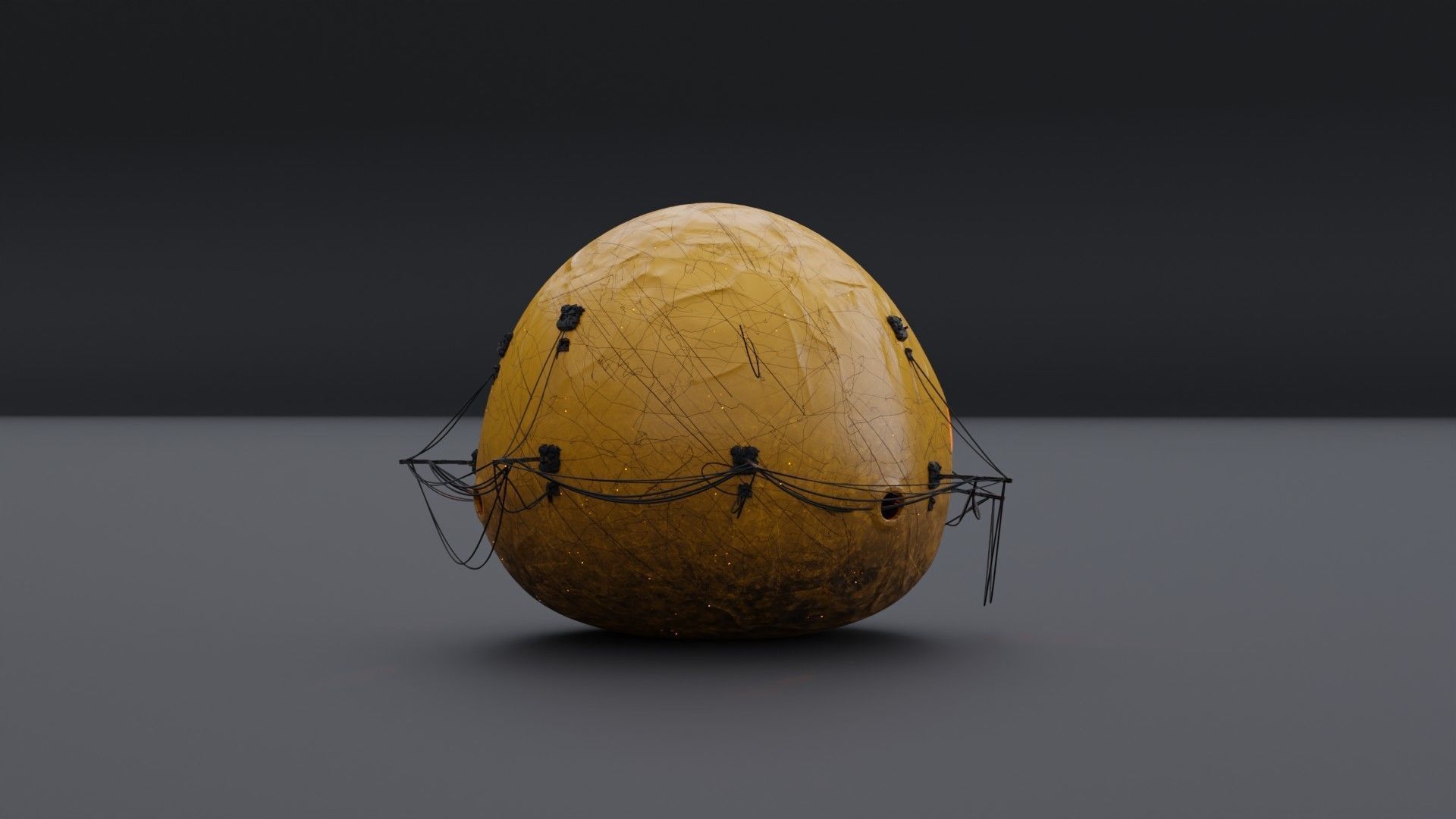 Organic Alien Building Structures Collection 3D model_18