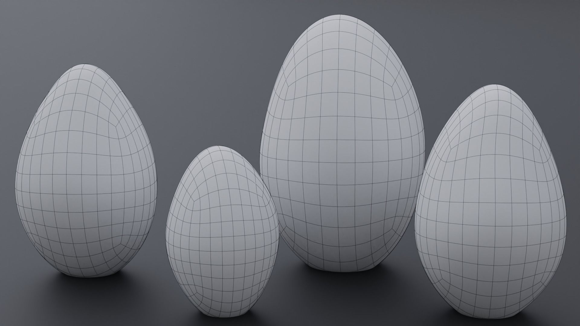 Organic Alien Building Structures Collection 3D model_16