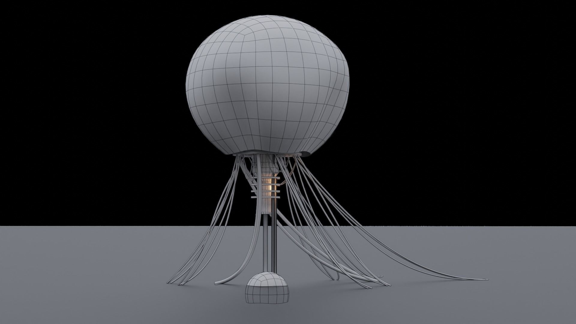 Organic Alien Building Structures Collection 3D model_14