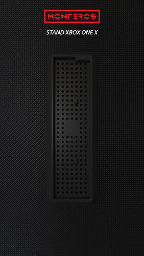 XBOX ONE X - VERTICAL STAND 3D print model
