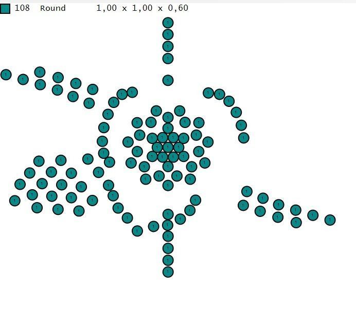 set  ring earrings cufflinks rose with stones 3D Model Collection_35