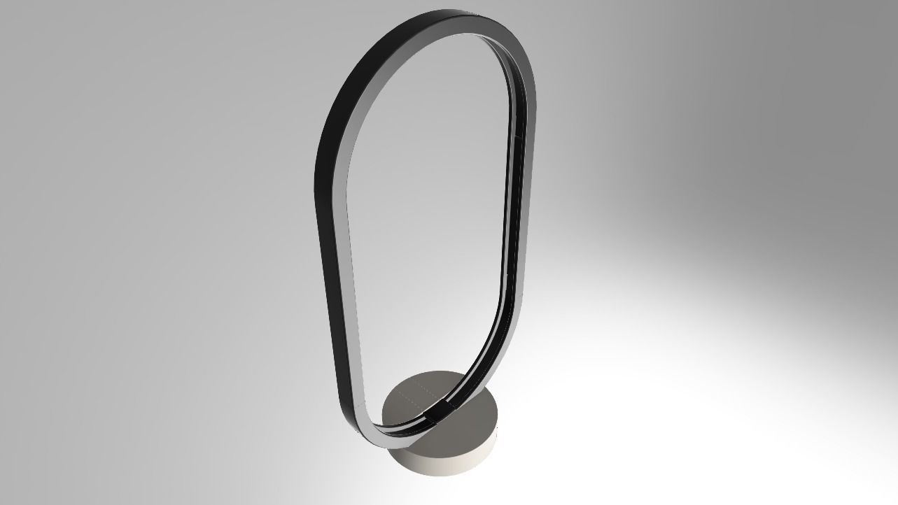 Decorative Led Table Lamp 3D Print Fusion 360 3D print model_19