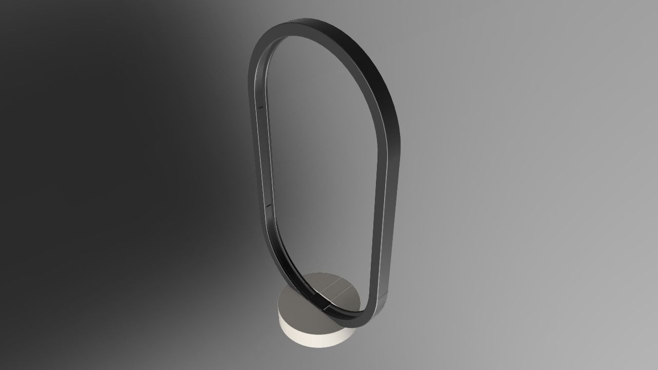 Decorative Led Table Lamp 3D Print Fusion 360 3D print model_20