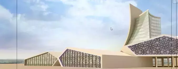 CULTURAL CENTER -compelete revit project -P6