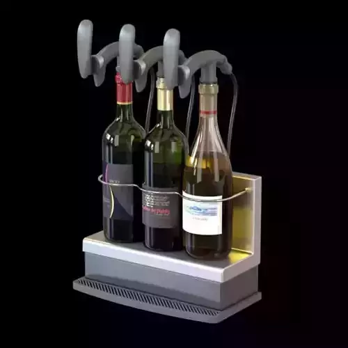 Three Wine Bottles