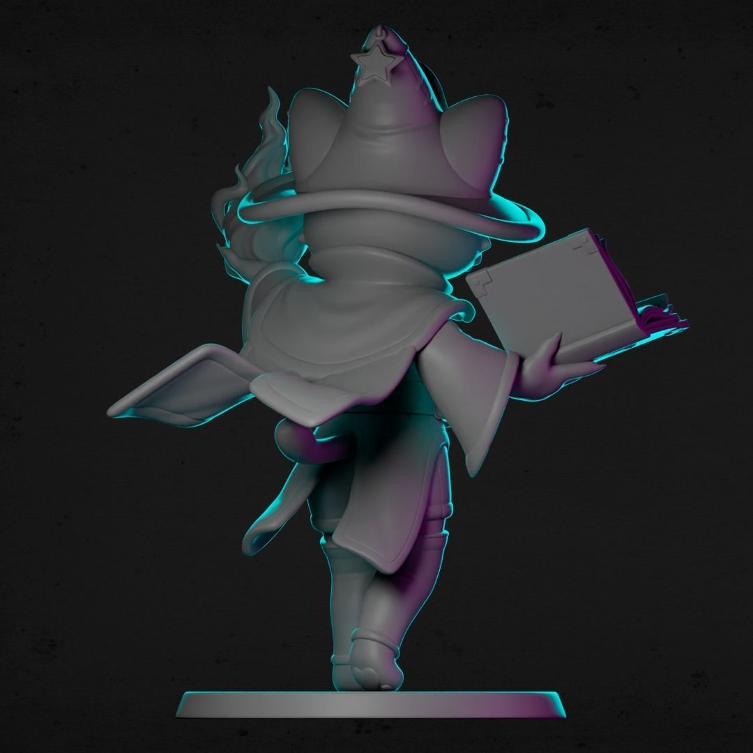 AGNES THE WIZARD FOR 3D PRINT 3D print model_5