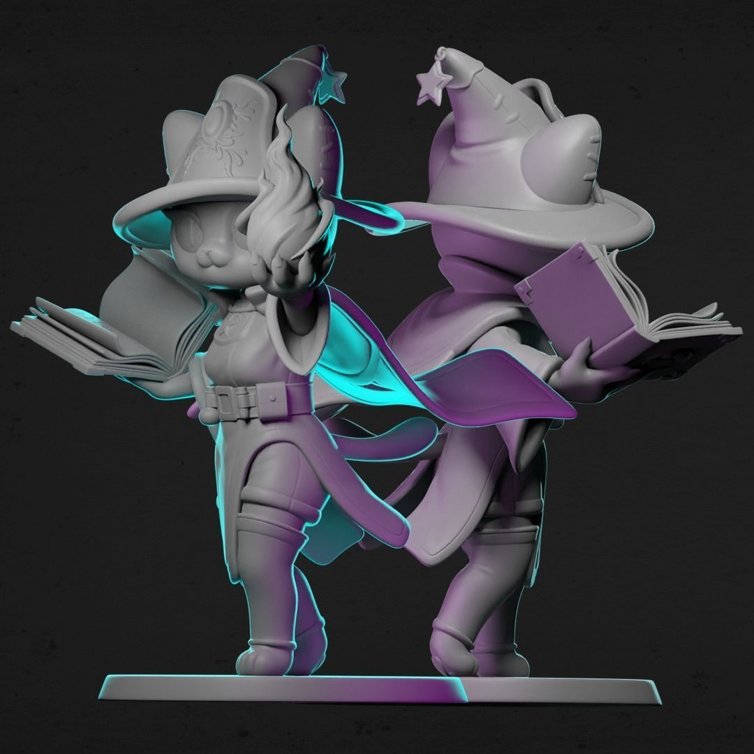 AGNES THE WIZARD FOR 3D PRINT 3D print model_10
