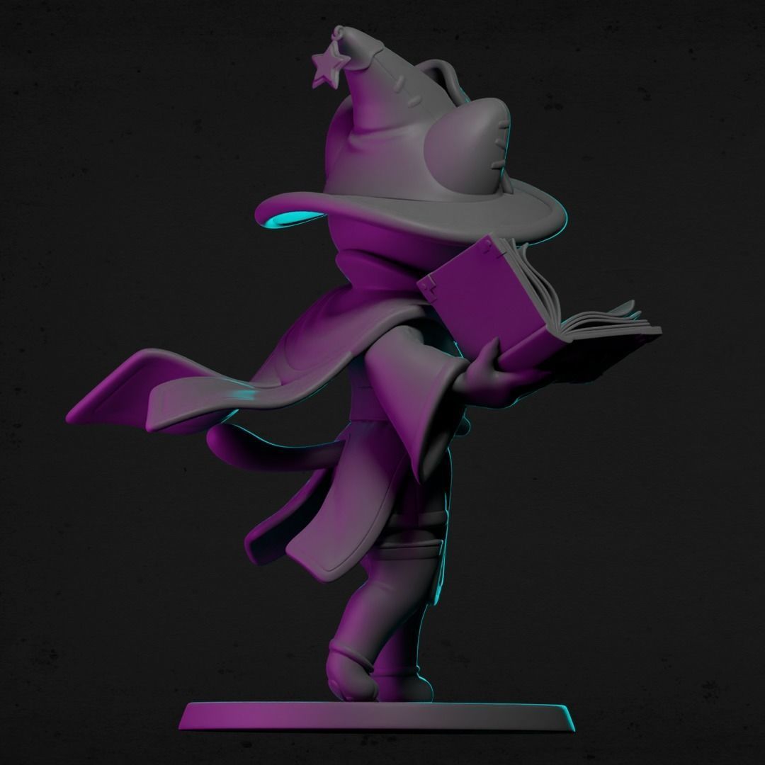 AGNES THE WIZARD FOR 3D PRINT 3D print model_6