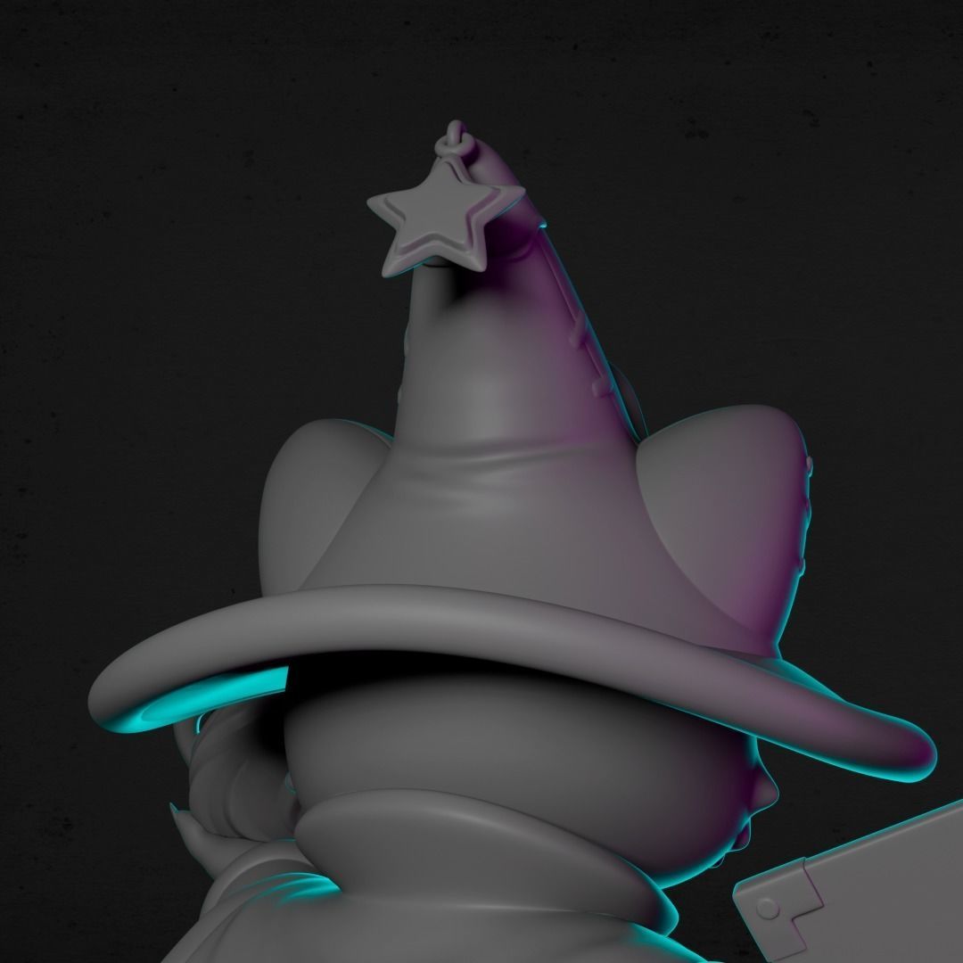 AGNES THE WIZARD FOR 3D PRINT 3D print model_12
