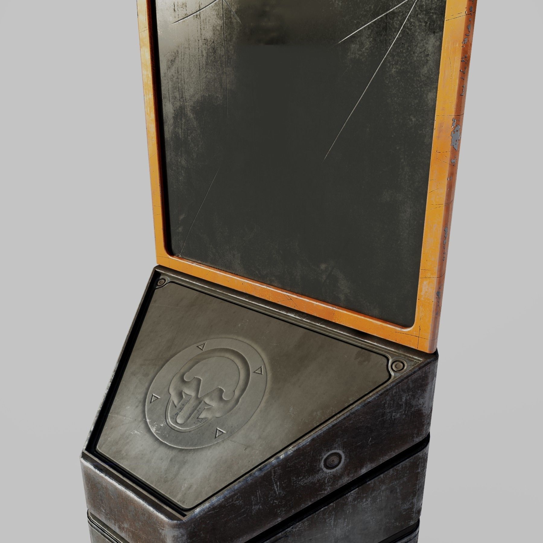 cyberpunk stand platform - PBR  Low-poly 3D model_5