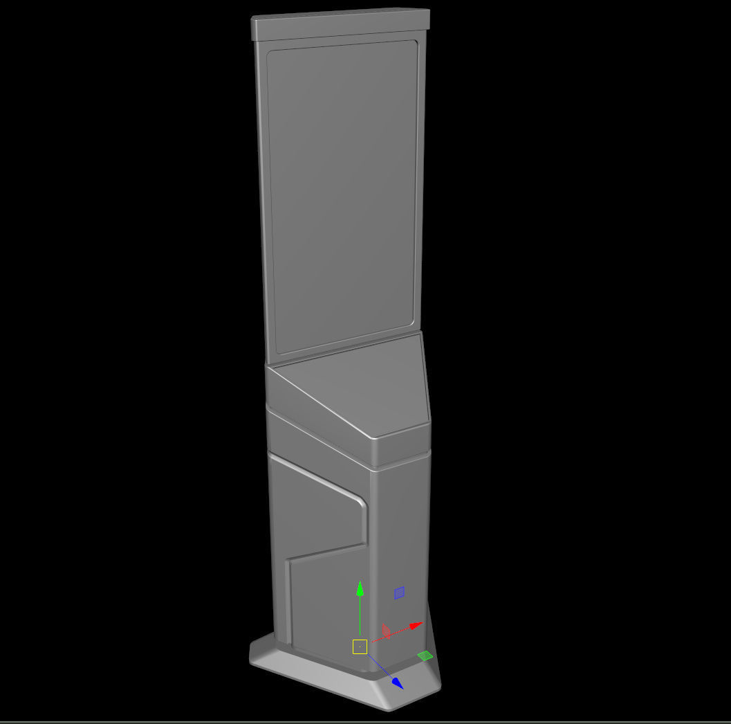 cyberpunk stand platform - PBR  Low-poly 3D model_3