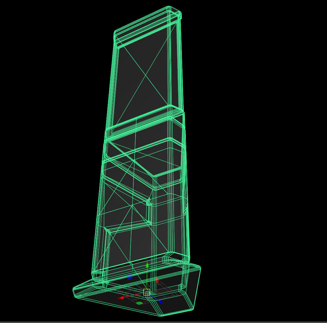 cyberpunk stand platform - PBR  Low-poly 3D model_10