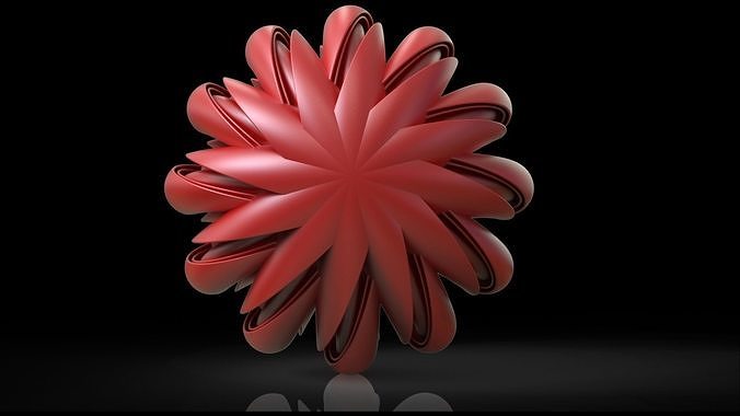 sphereseen spiral ring 3D print model