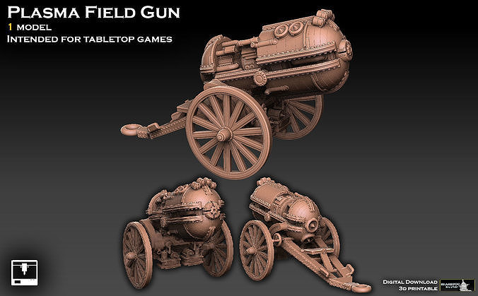 Plasma Field Cannon 3D print model