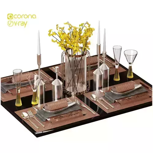 Modern Dining Table Soft Outfit-12