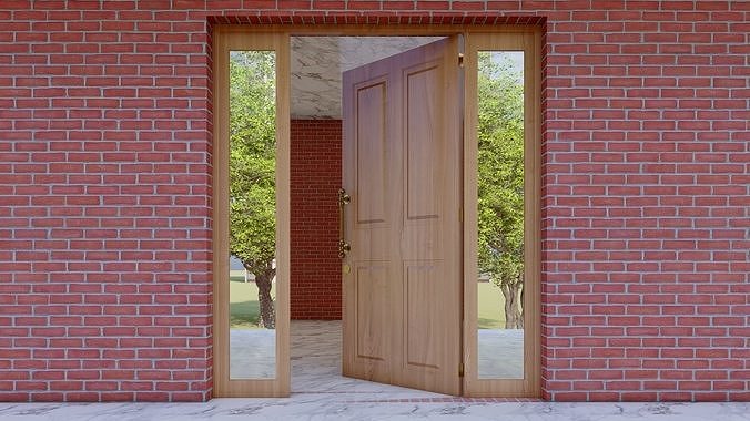 Doors Family Low-poly 3D model