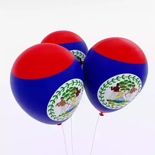 Belize balloon 3d model 