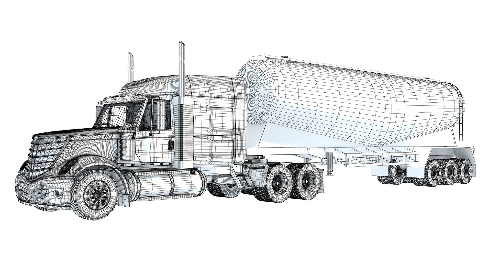 Tank Truck 3D model_16